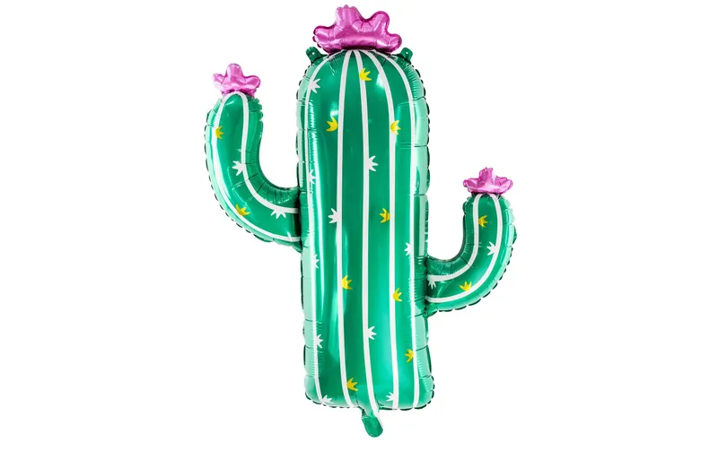 Partydeco Folienballon Cactus green