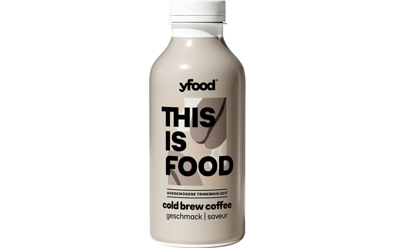 YFOOD Trinkmahlzeit Cold Brew Coffee 500 ml