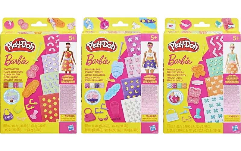 Play-Doh Knetspielzeug Barbie Fashion Packs Assortiert