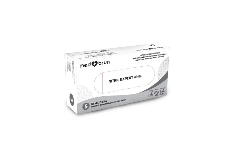 MedBrun Nitril Expert XL, Weiss, 100 Stk