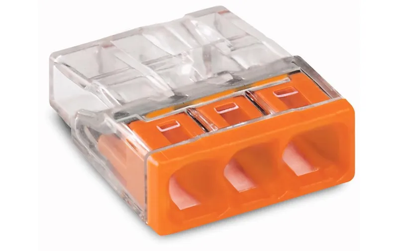 WAGO Steckklemme Contact COMPACT 3-fach, 100 pezzi