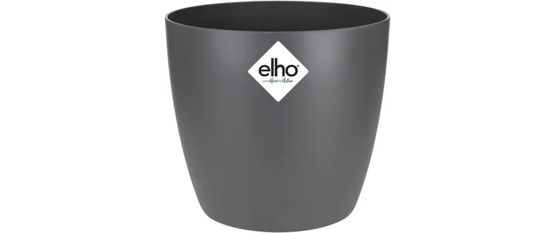 Elho Blumentopf Brussels mini, rund, 1.2 l, anthracite