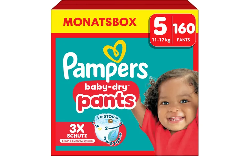 Pampers Windeln Baby Dry Pants Junior Grösse 5