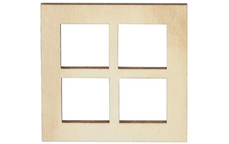 HobbyFun Mini-Haus Fenster 3 pezzi