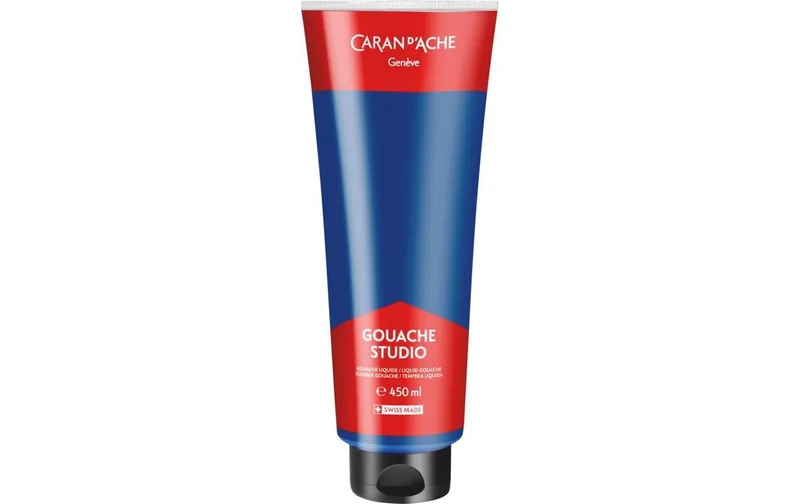 Caran d'Ache Wasserfarbe Gouache Studio 450 ml, Cyan
