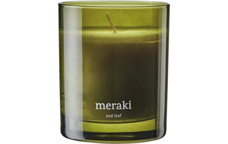 meraki Duftkerze Oud leaf im Glas, 200 g