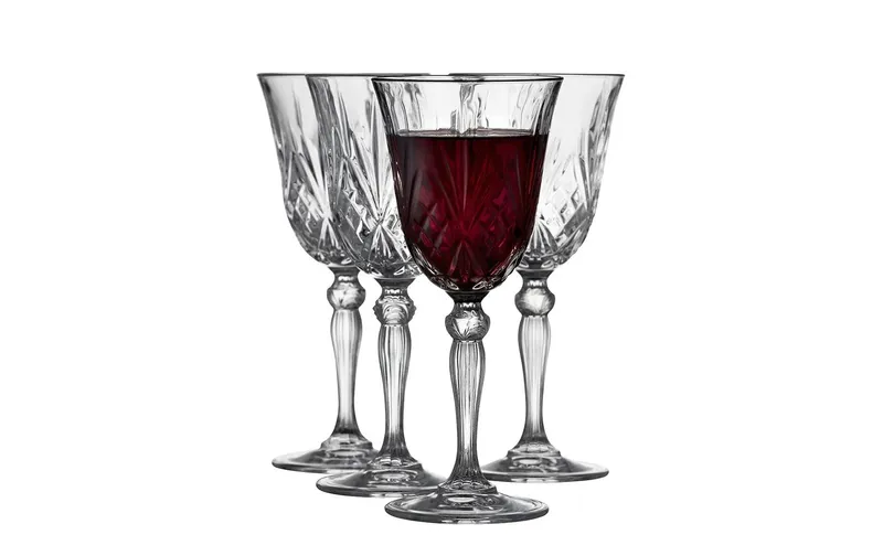 Lyngby rougeweinglas Melodia 270 ml, 4 pièces, transparent