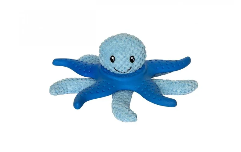 KIWI WALKER Hunde-Spielzeug 2 in 1 Oktopus & Seestern blu