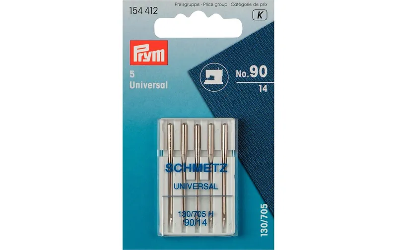 Prym Nähmaschinennadel Standard Nr. 90, 5 pièces