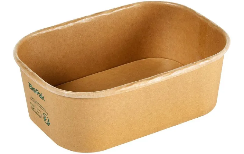 Duni Salat-Schale Brick Box Medium 750 ml, marrone, 50 pezzi