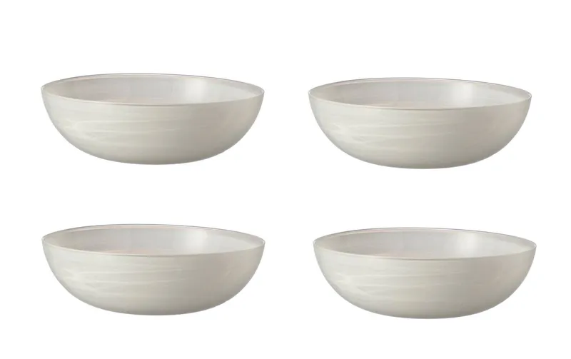 LEONARDO Schale Albastro 28 cm, 4 pezzi, bianco