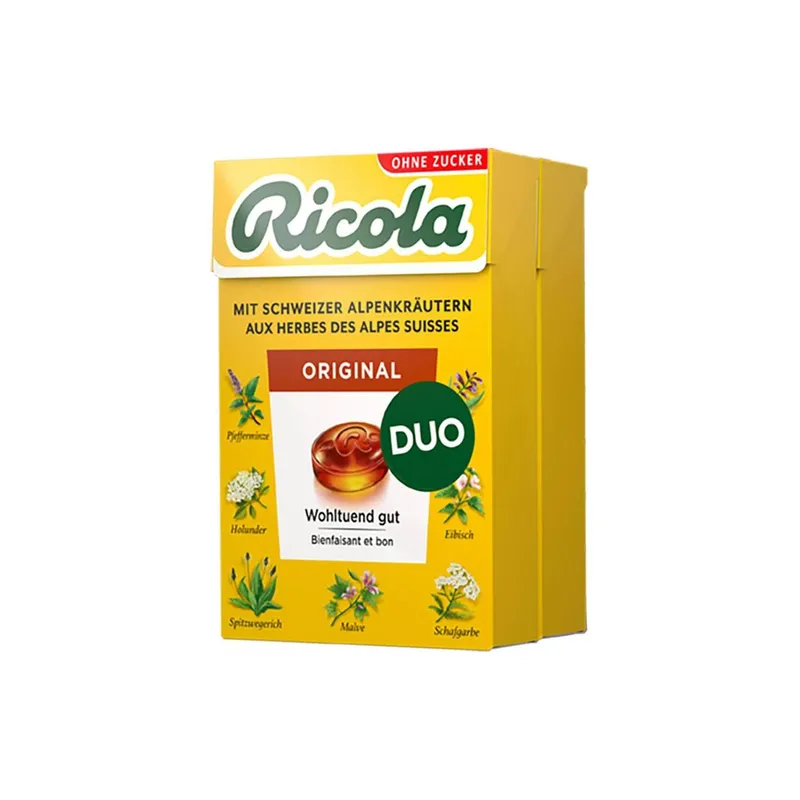 Ricola Bonbons Kräuter Original 2 x 50 g