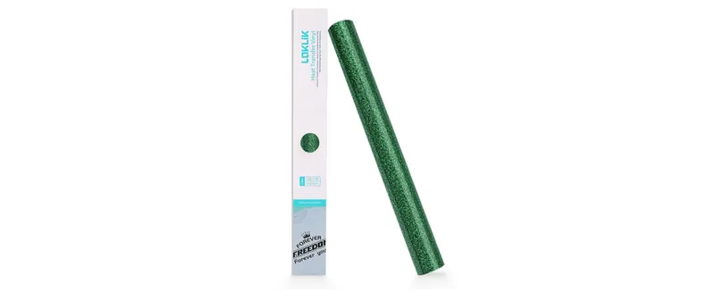 LOKLIK Plotterfolie Glitzer 30.5 x 90 cm, 1 pezzi, verde