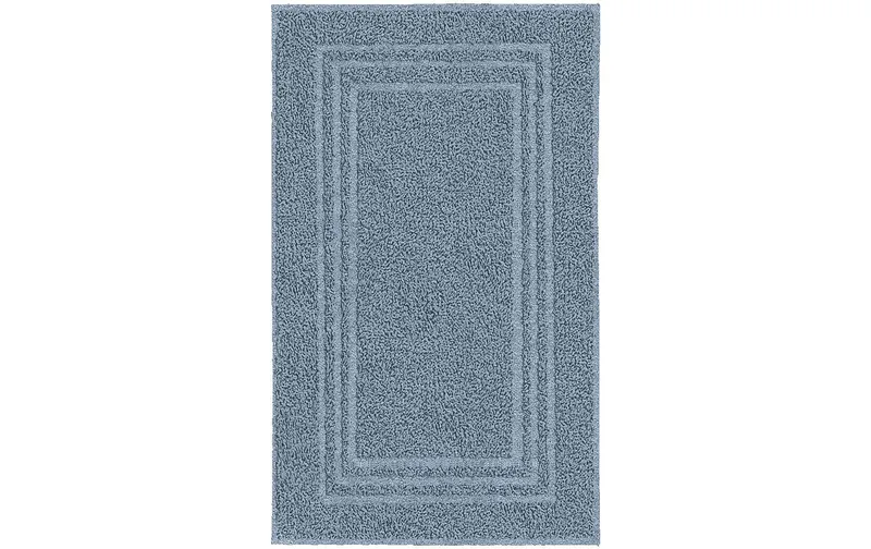 Kleine Wolke Badteppich Lodge 50 x 80 cm, Stahlblau