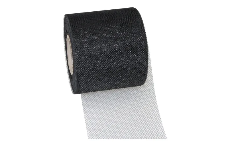 Pattberg Textilband Verona Tüll 7.2 cm x 50 m, black