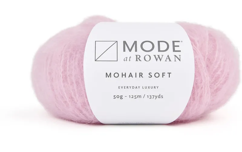 Mode at Rowan Wolle Mode Mohair Soft 50 g, 125 m, Rosa