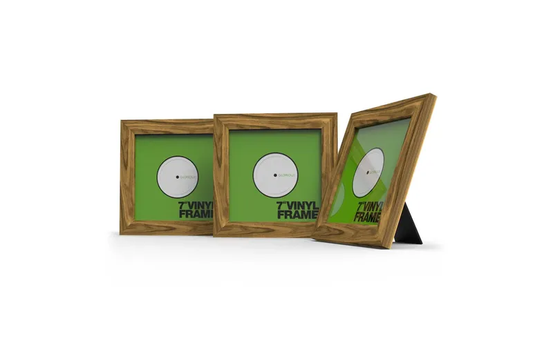 Glorious Vinyl Frame 7 pouces Rosenholzoptik 3er-Pack