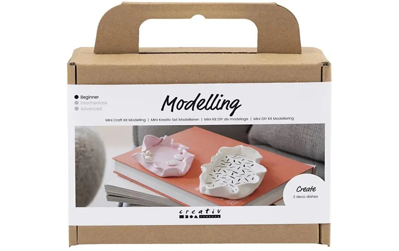 Creativ Company Modellier-Set Schalen Rosa/bianco