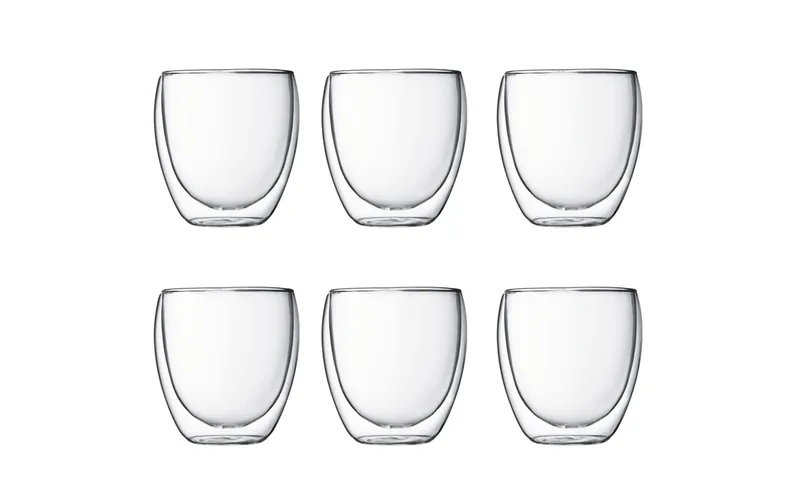 Bodum Thermobecher Pavina 250 ml, 1 pezzi, trasparente