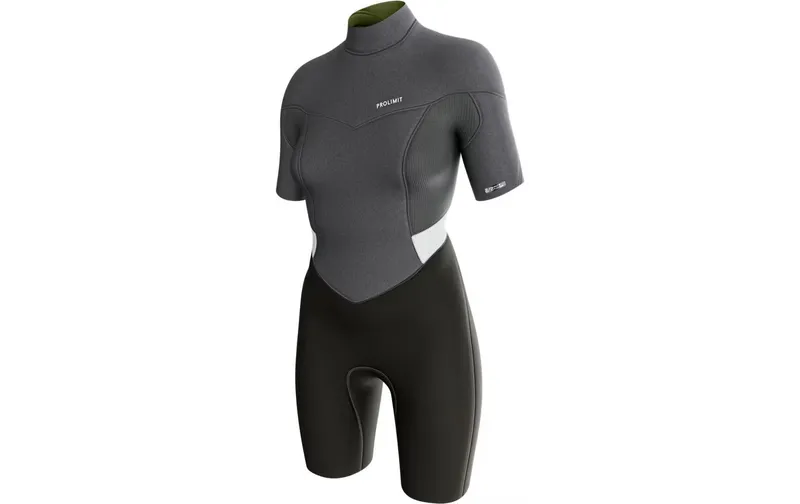 Prolimit Neoprenanzug Fire Shorty V-zip 2/2 42, Silber/grigio