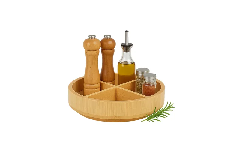 relaxdays Drehteller marrone