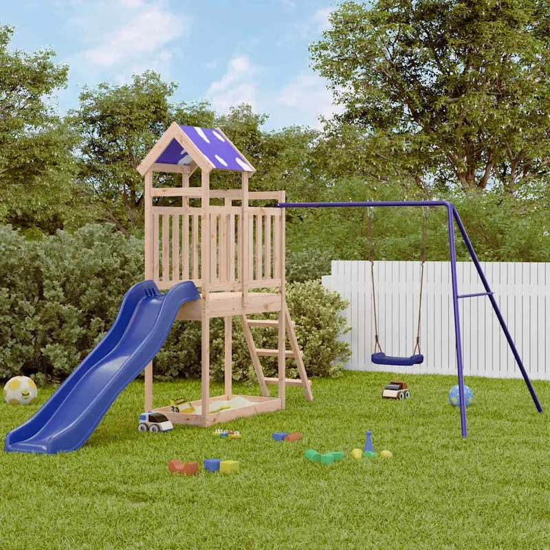 Spielturm solid pine wood