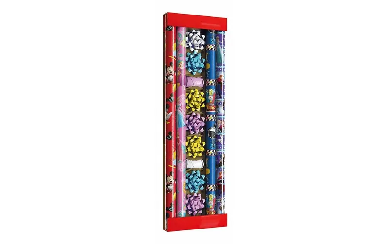 marrone + Company Geschenkpapier Set Disney blu/rosso