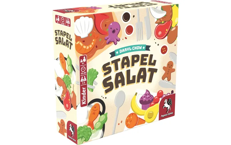 Pegasus Spiele Kinderspiel Stapelsalat -DE