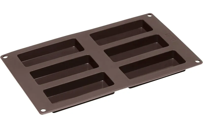 Lurch Backform Flexi pour 6 Müsliriegel, brun