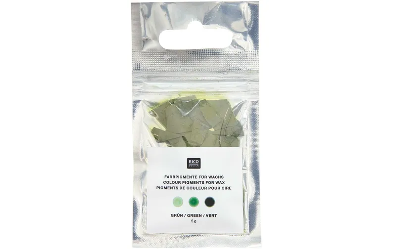 Rico Design Wachsfarben Kerzenfarbe 5 g, green