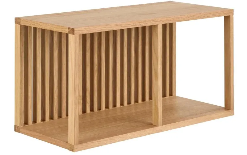 AC Design Wandregal Wellington Hellbraun, 67 x 31 x 35.5 cm