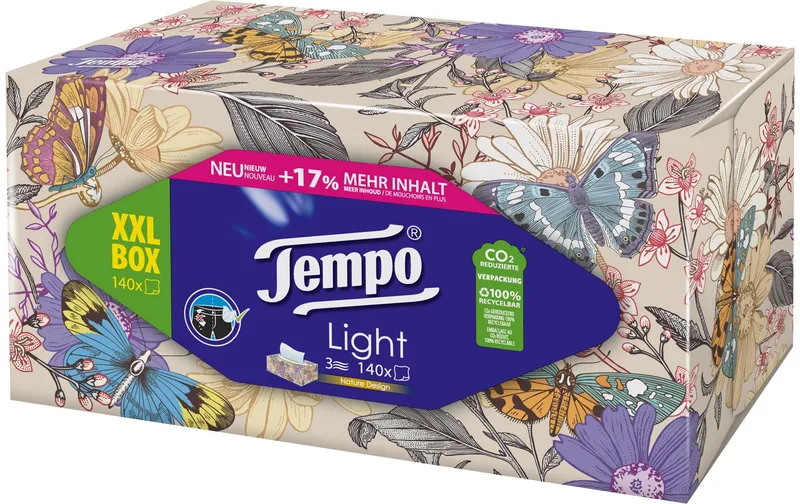 Tempo Taschentücher-Box Tempo Everyday Leicht & Soft 140 Stück