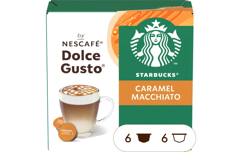 Starbucks Kaffeekapseln Caramel Macchiato 6 Portionen