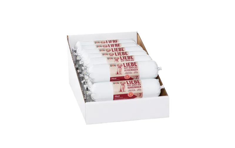 naturaDog Nassfutter Pferd mit Gemüse Terrine Multipack, 20 x 400 g