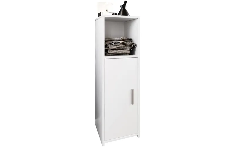 VCM Badezimmerregal Zalo L 30 x 95 cm, blanc
