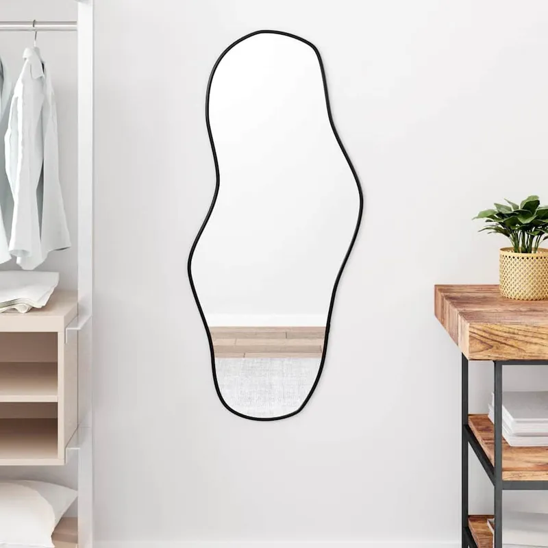 Wandspiegel black 100x45 cm