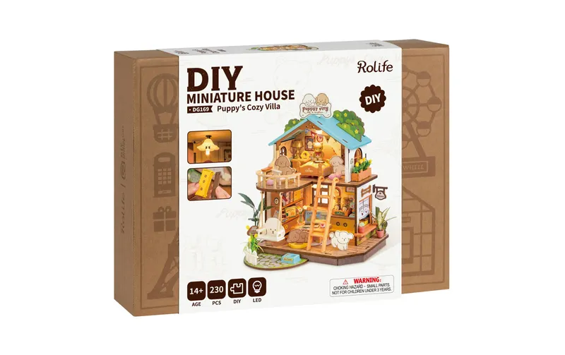 Rolife Bausatz Welpen Villa