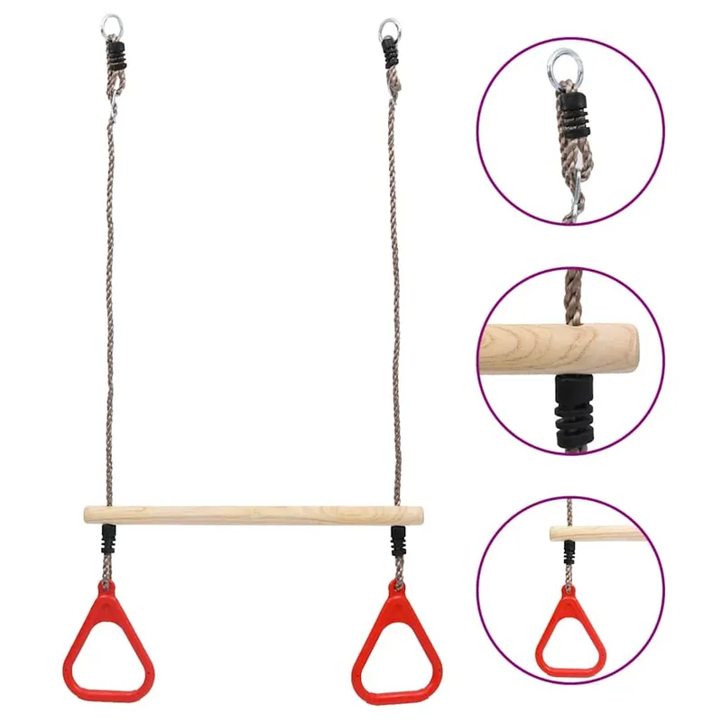 Trapezschaukel with Ringen