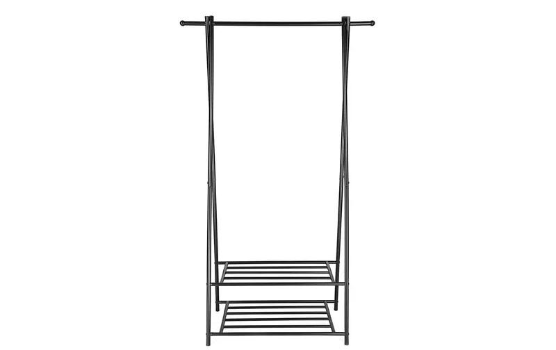 Songmics Garderobenständer 87.5 x 155 cm, black
