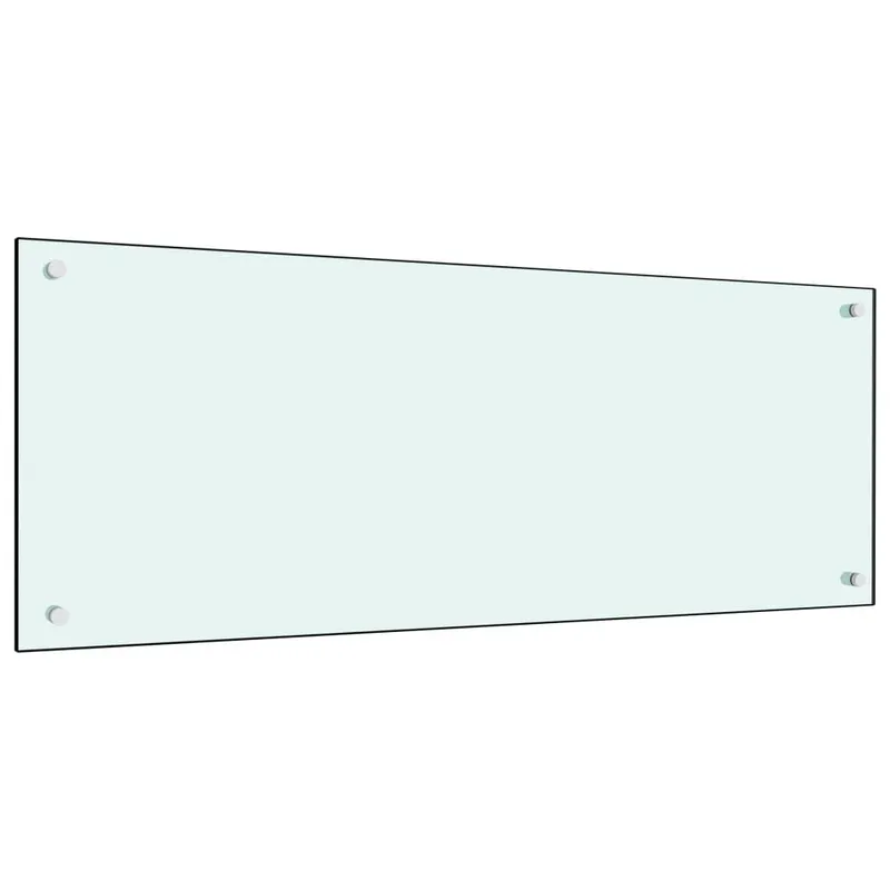 Küchenrückwand Milchweiß 100x40 cm Hartglas