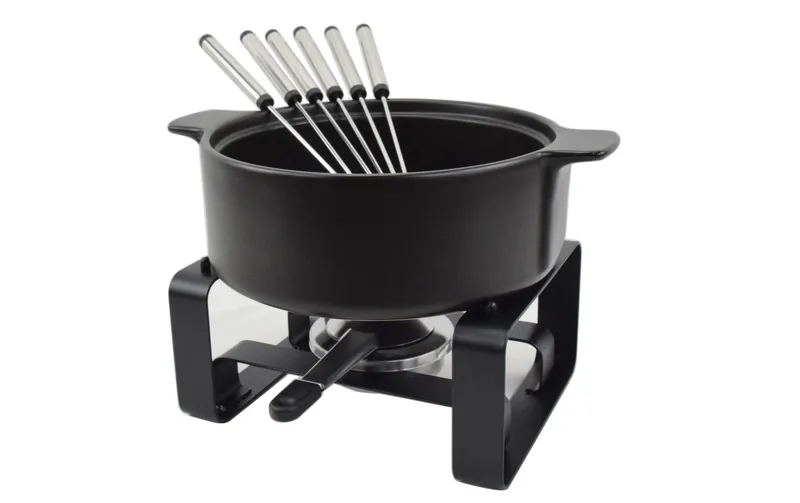 OHMEX Fondue OHM-FND-1116 9 Teile, noir