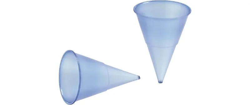 Papstar Einwegbecher Blue Cone 1000 Stück