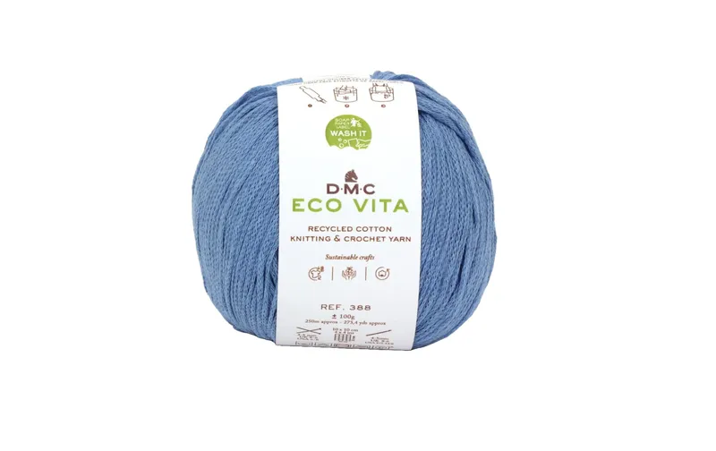 DMC Wolle Eco Vita 100 g, Hellblau