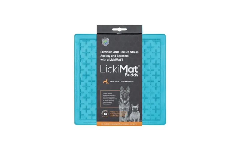 LickiMat Futtermatte Buddy 20 x 20 cm, Türkis