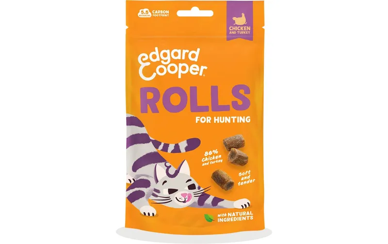 Edgard & Cooper Katzen-Snack Rolls Huhn/Truthahn 45 g