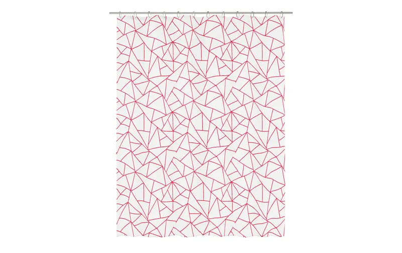 Kleine Wolke Duschvorhang Bondi 180 x 200 cm, rosso