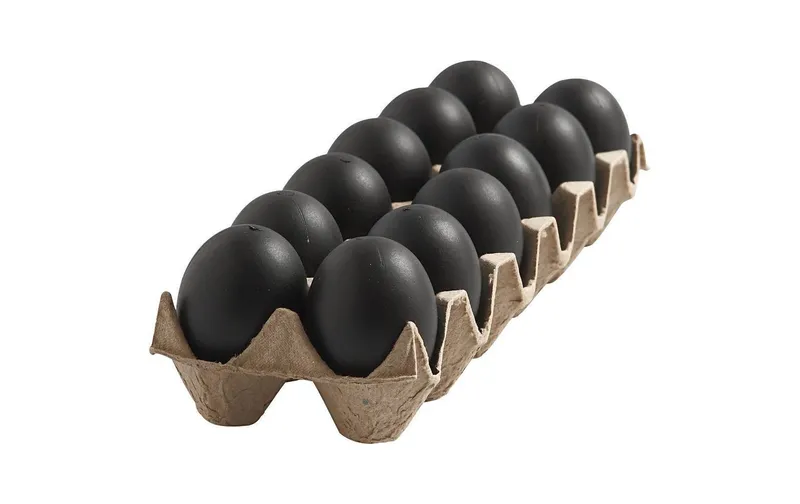 Creativ Company Ostereier 12 pieces, black