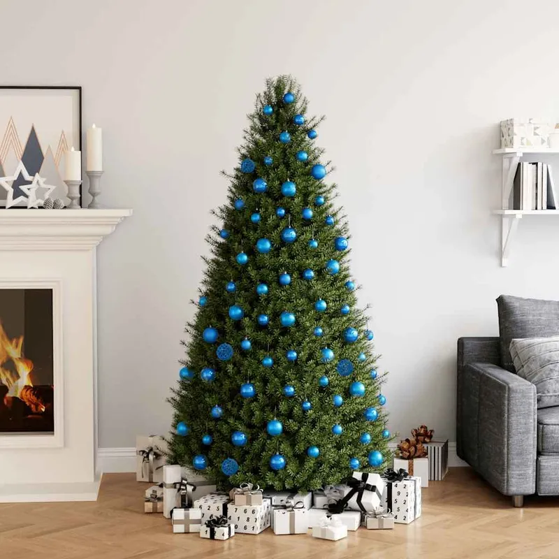 100-tlg. Weihnachtskugel-Set Blau