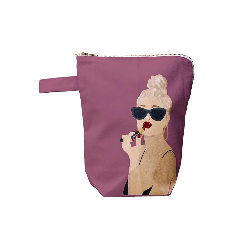 Chic Mic Necessaire Cherry lips 22.5 x 26.5 x 10 cm, Violett