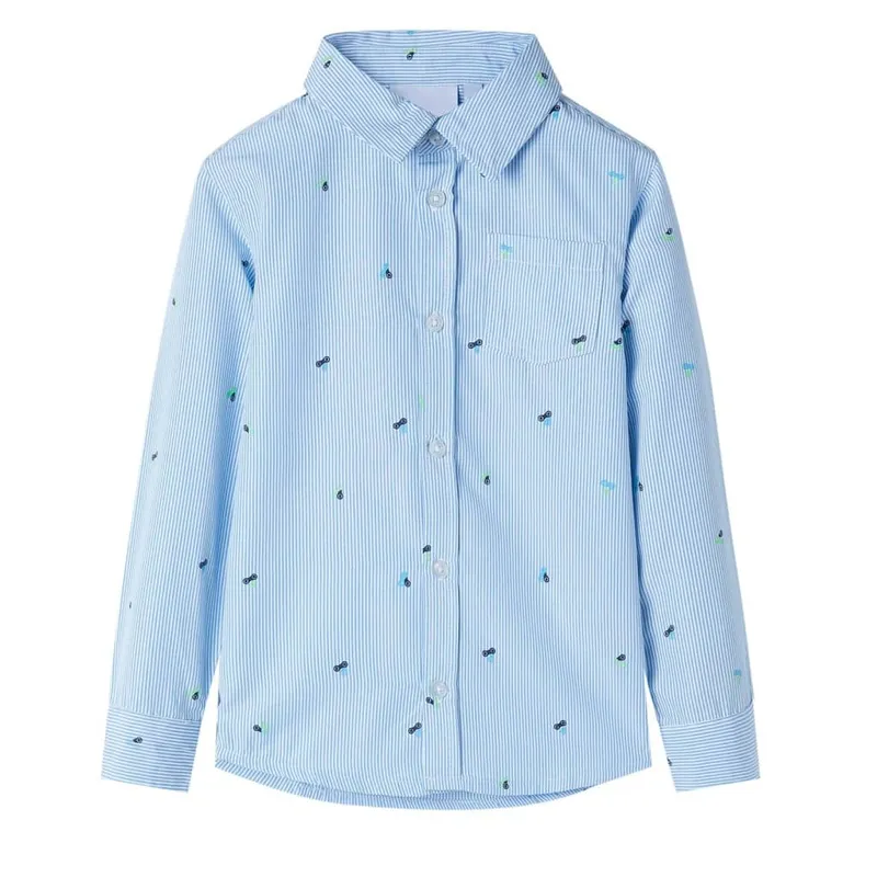 Chemise pour enfants bleu clair 92